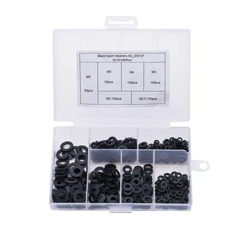500Pcs one box M2 M2.5 M3 M4 M5 M6 Black or White Plastic Nylon Washer Plated Flat Spacer Washer Seals Gasket Ring Kit
500Pcs one box M2 M2.5 M3 M4 M5 M6 Black or White Plastic Nylon Washer Plated Flat Spacer Washer Seals Gasket Ring Kit
