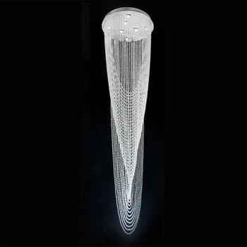 jmmxiuz Big modern chandelier crystal lamp long stair light fixtures LED light Custom size wideth 100cm
jmmxiuz Big modern chandelier crystal lamp long stair light fixtures LED light Custom size wideth 100cm