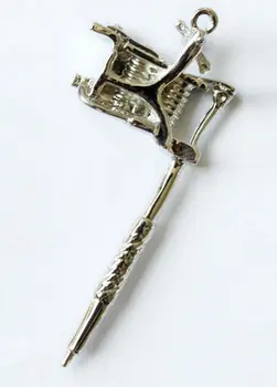 Tattoo gun Necklace Silver Tone Vintage Style 1pcs MINI tattoo machine Silver NEW 2014 Tattoo Machine for Jewellery Decor
Tattoo gun Necklace Silver Tone Vintage Style 1pcs MINI tattoo machine Silver NEW 2014 Tattoo Machine for Jewellery Decor