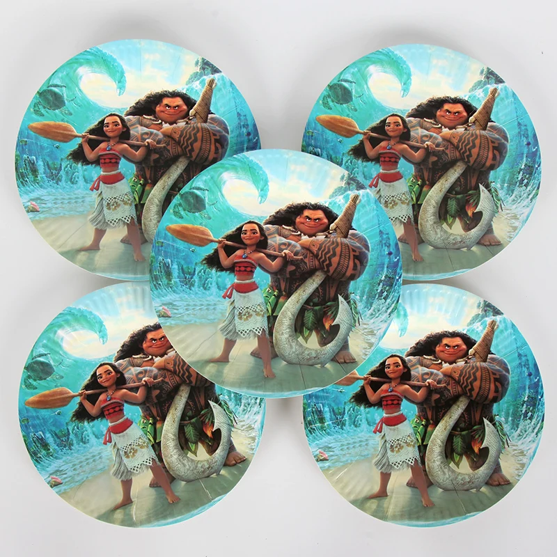50pcs/lot Disney Moana Disposable Plate Kid's Birthday Event Party Decor for Baby Shower Supplies Food snack display
50pcs/lot Disney Moana Disposable Plate Kid's Birthday Event Party Decor for Baby Shower Supplies Food snack display
