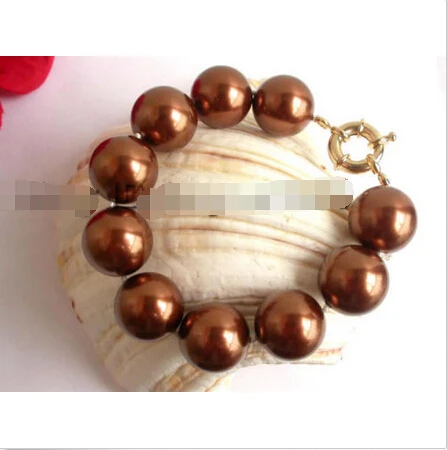 HUGE!Natural 20mm Round Coffee Shell Pearl Bracelet!Noble style Natural Fine jewe Fast (D) SHIPPING
HUGE!Natural 20mm Round Coffee Shell Pearl Bracelet!Noble style Natural Fine jewe Fast (D) SHIPPING