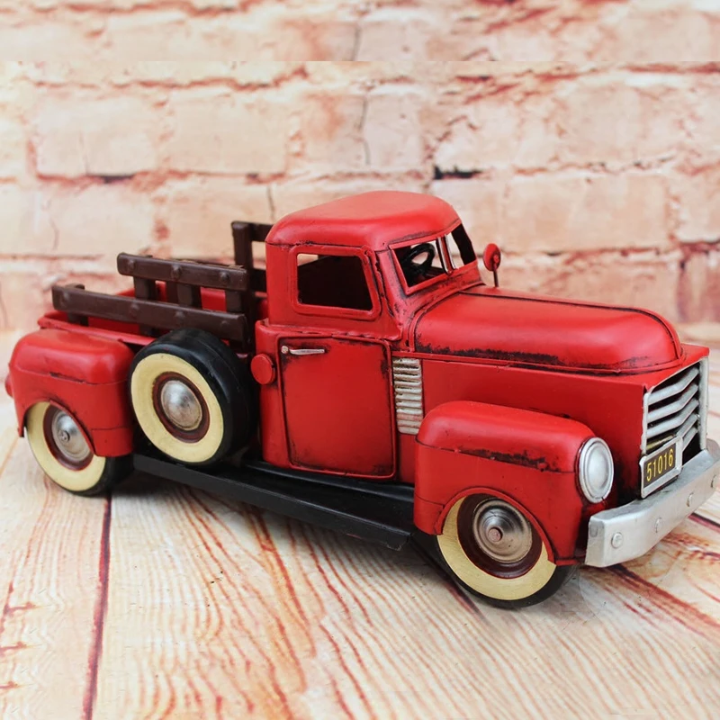 1950Retro Pickup Truck Model 100% Handmade Old Iron Sheet Model GMC Trunk 1:12 Retro Metal Dectoration Pub CAFE
1950Retro Pickup Truck Model 100% Handmade Old Iron Sheet Model GMC Trunk 1:12 Retro Metal Dectoration Pub CAFE