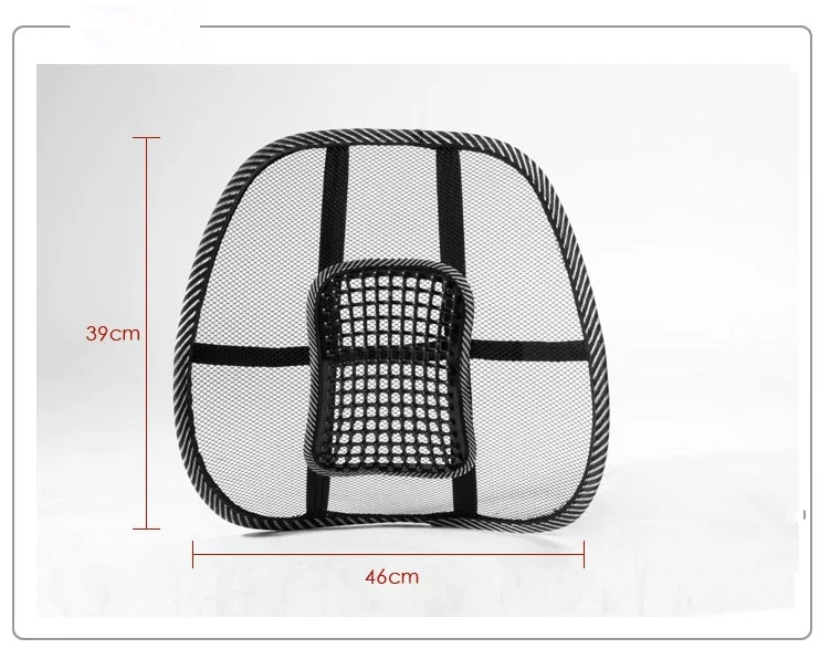 1PCS Black Car Backrest Cushion Car Seat Chair Massage Back Lumbar Support Mesh Ventilate waist Cushion Pad Backrest
1PCS Black Car Backrest Cushion Car Seat Chair Massage Back Lumbar Support Mesh Ventilate waist Cushion Pad Backrest