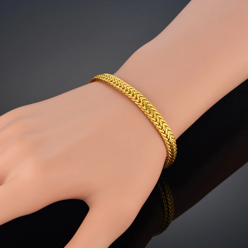 Men Women's Jewelry Set Gold Silver Color Bracelet Necklace Set Curb Cuban Weaving Snake Chain 2019 Wholesale Jewelry Men Women's Jewelry Set Gold Silver Color Bracelet Necklace Set Curb Cuban Weaving Snake Chain 2019 Wholesale Jewelry
