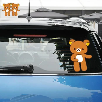 2x Newest Car Styling Cartoon Car Sticker Bear Rilakkuma Car Cover Car Decal for Toyota Chevrolet Volkswagen Tesla Kia Ford Lada 
2x Newest Car Styling Cartoon Car Sticker Bear Rilakkuma Car Cover Car Decal for Toyota Chevrolet Volkswagen Tesla Kia Ford Lada