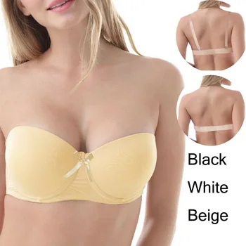 Bras For Women Sexy Transparent Shoulder Strap Lingerie Push up Bras Strapless Invisible Bra Underwear Underwire Bralette BH Top
Bras For Women Sexy Transparent Shoulder Strap Lingerie Push up Bras Strapless Invisible Bra Underwear Underwire Bralette BH Top