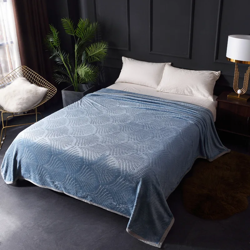 Solid Embossed Coral Fleece Flannel Blankets On The Bed Multi-Functional Bed Linens Winter Sofa Cover Warm Bed Sheet
Solid Embossed Coral Fleece Flannel Blankets On The Bed Multi-Functional Bed Linens Winter Sofa Cover Warm Bed Sheet