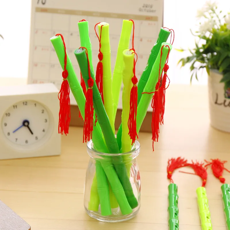 36pcs Simulation Bamboo Flute Dual-use Neutral Pen small essay Creative students Water Pen Blue and Black Needle signing Pen
36pcs Simulation Bamboo Flute Dual-use Neutral Pen small essay Creative students Water Pen Blue and Black Needle signing Pen