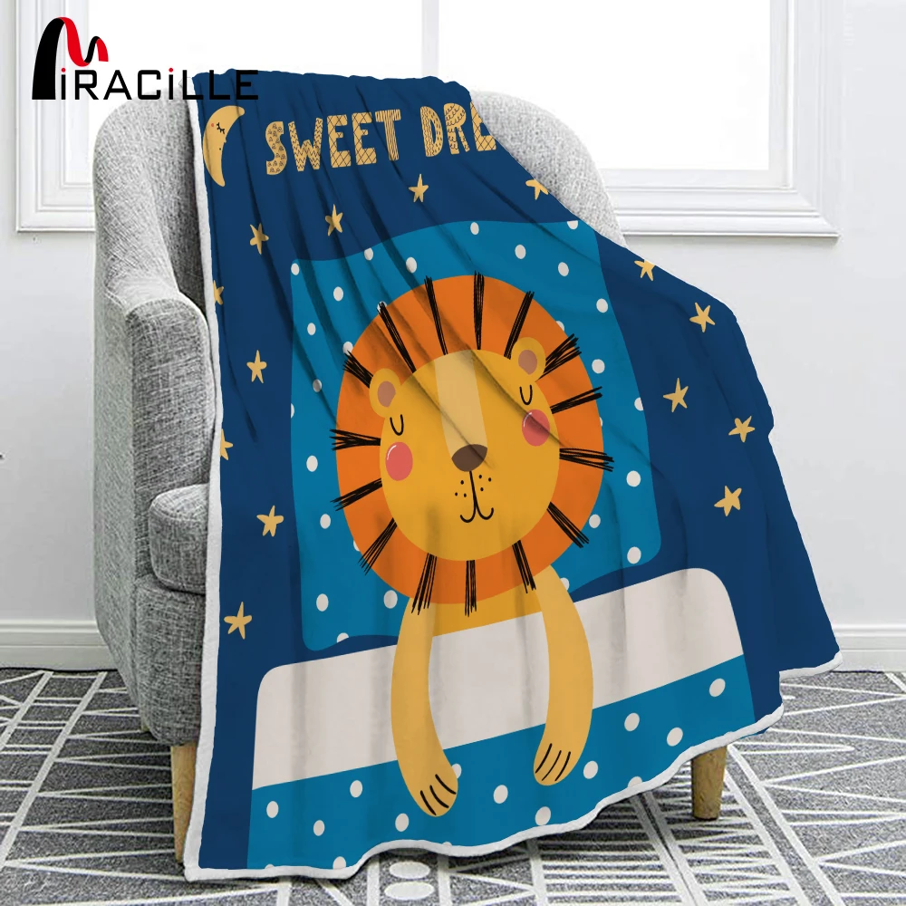 Miracille Flannel Cute Animal Print Blanket Comfortable Warm And Chic Patterns Beds Blanket For Babies Couch Thin Quilt
Miracille Flannel Cute Animal Print Blanket Comfortable Warm And Chic Patterns Beds Blanket For Babies Couch Thin Quilt