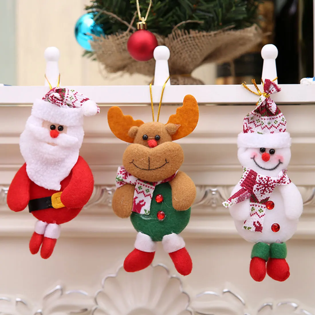 Cute Santa Clause Christmas Elk Xmas Decorations for Home New Year Gift Christmas Tree Ornament
Cute Santa Clause Christmas Elk Xmas Decorations for Home New Year Gift Christmas Tree Ornament