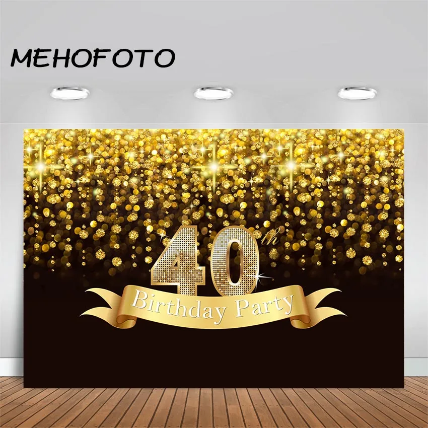 MEHOFOTO Adult Birthday Party Photography Backdrop Golden Black 40th 50th 60th 70th Birthday Party Decoration Photo Background
MEHOFOTO Adult Birthday Party Photography Backdrop Golden Black 40th 50th 60th 70th Birthday Party Decoration Photo Background
