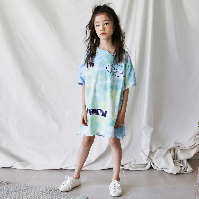 Hybrid INS 100%Cotton Novelty Letter Print Asymmetrical Raglan Sleeve Beach Summer Wind T-shirt Dresses Of The Girls
Hybrid INS 100%Cotton Novelty Letter Print Asymmetrical Raglan Sleeve Beach Summer Wind T-shirt Dresses Of The Girls