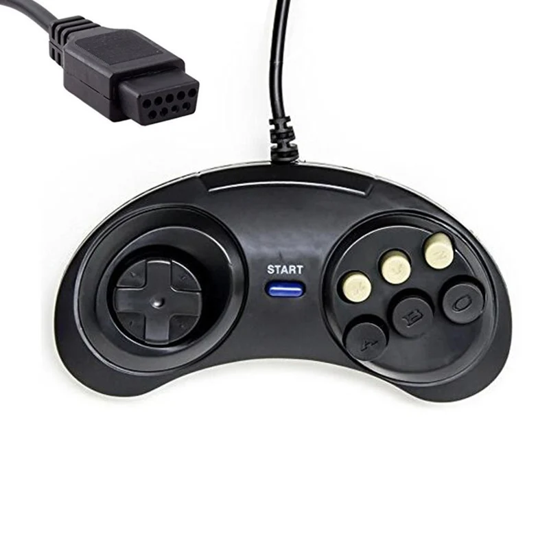For Sega Mega Drive Megadrive Wired Gamepad Pad Controller With 6 Digital Buttons
For Sega Mega Drive Megadrive Wired Gamepad Pad Controller With 6 Digital Buttons