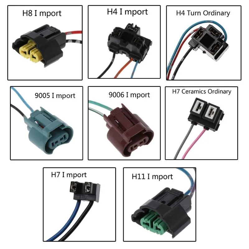 Hot New 1 Pc H8/H4/H7/H11/9005/9006 Auto Car Halogen Bulb Socket Power Adapter Plug Connector Wiring Harness 10166
Hot New 1 Pc H8/H4/H7/H11/9005/9006 Auto Car Halogen Bulb Socket Power Adapter Plug Connector Wiring Harness 10166