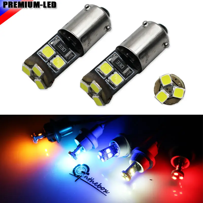 (2) CAN-bus Error Free H21W BAY9s 120 degress LED Replacement Bulbs For Position Parking Eyelid Lights or License Plate Lights
(2) CAN-bus Error Free H21W BAY9s 120 degress LED Replacement Bulbs For Position Parking Eyelid Lights or License Plate Lights