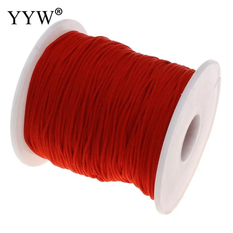 Wholesale 80yards/spool 1mm Nylon Black Satin Chinese Knotting Silky Macrame Cord Beading Braided String Thread Jewelry Making
Wholesale 80yards/spool 1mm Nylon Black Satin Chinese Knotting Silky Macrame Cord Beading Braided String Thread Jewelry Making
