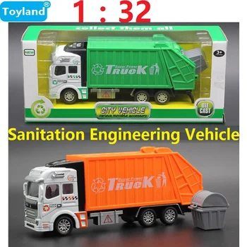 1:32 Alloy Sanitation Engineering Vehicle Simulation Garbage Truck Model Gift for Children Toys, with Rubbish Bin Free Shipping
1:32 Alloy Sanitation Engineering Vehicle Simulation Garbage Truck Model Gift for Children Toys, with Rubbish Bin Free Shipping
