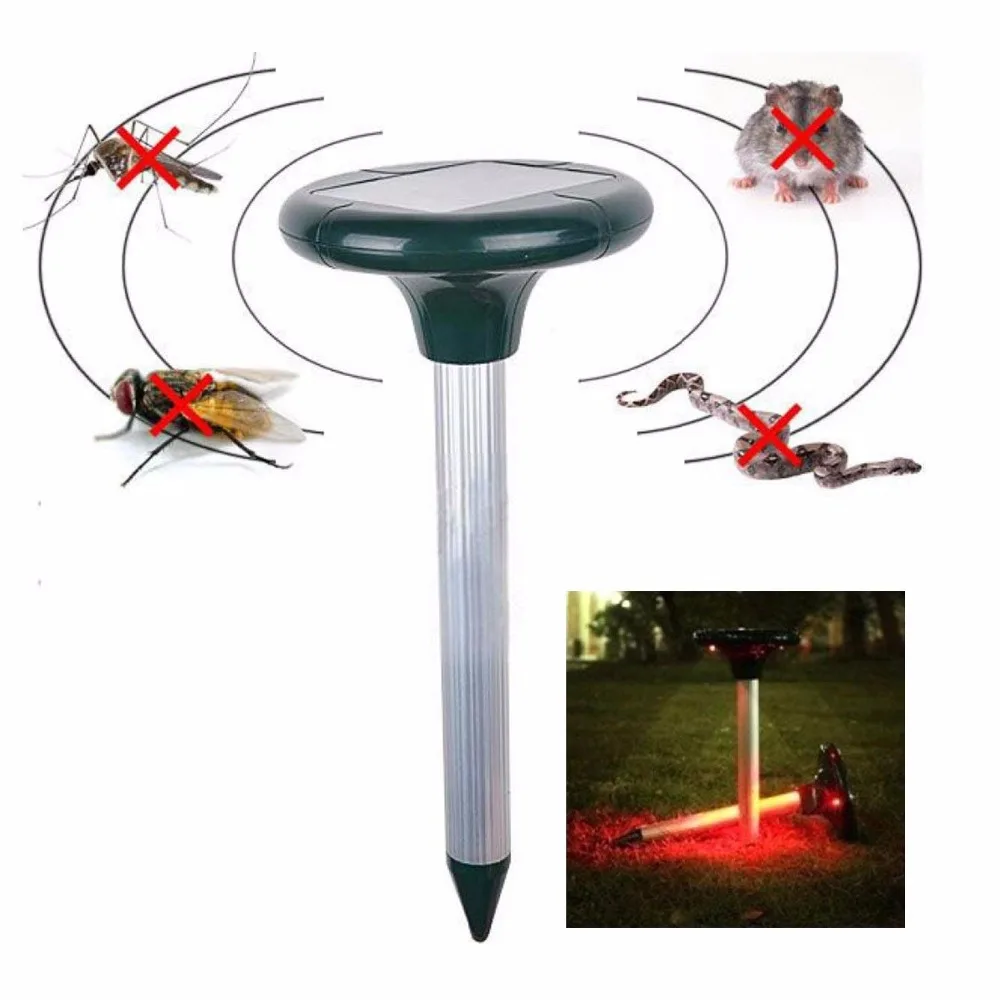 Solar Power Ultrasonic Gopher Mole Snake cat bird mosquito Mouse ultrasonic Pest Repeller Control Garden mouse rat repeller
Solar Power Ultrasonic Gopher Mole Snake cat bird mosquito Mouse ultrasonic Pest Repeller Control Garden mouse rat repeller