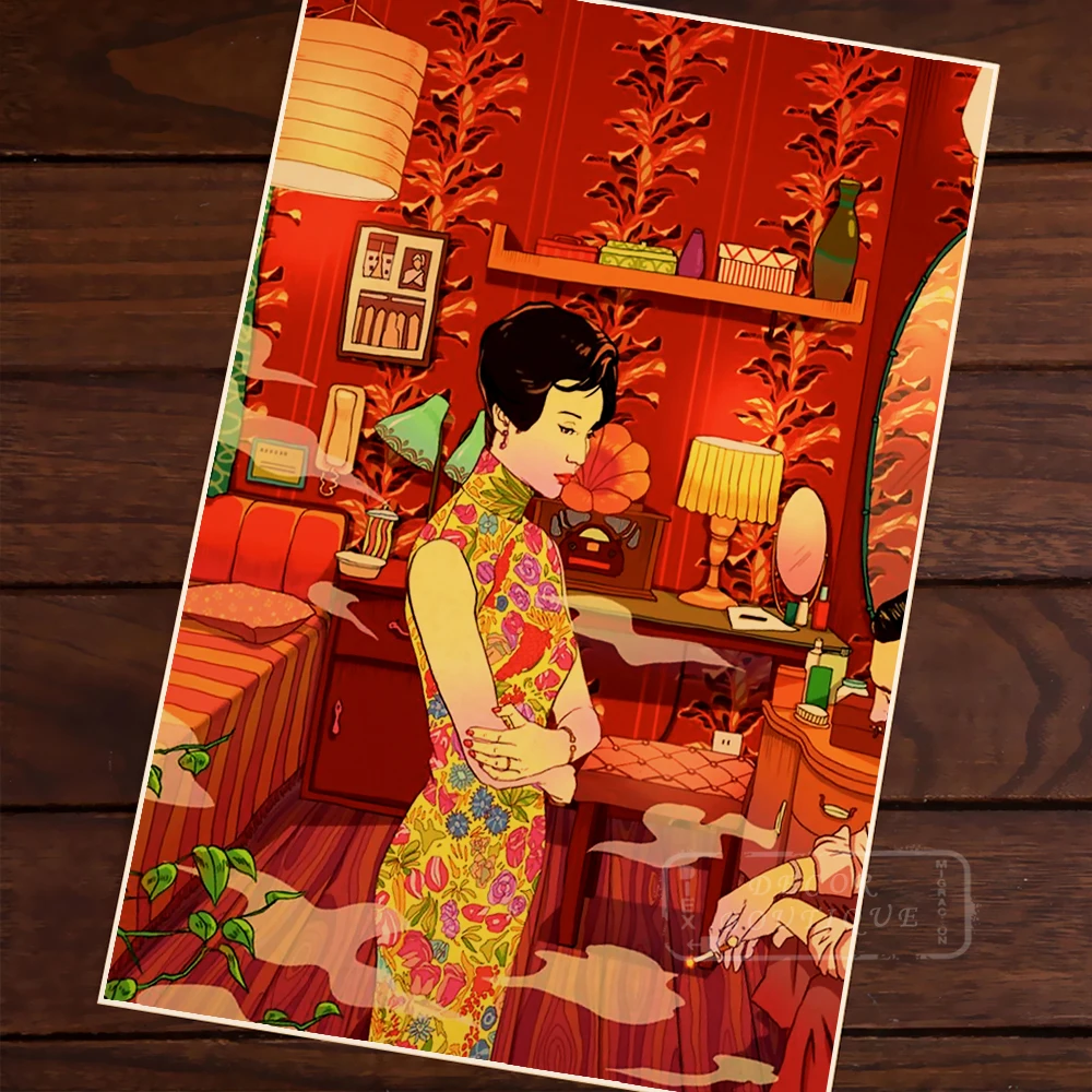 Comics Beauty Art China in the Mood for Love Vintage Retro Decorative Poster DIY Wall Canvas Stickers Posters Home Decor Gift
Comics Beauty Art China in the Mood for Love Vintage Retro Decorative Poster DIY Wall Canvas Stickers Posters Home Decor Gift