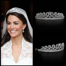 Kate & William Royal Rhinestone Crystal Wedding Hair Crown Tiara hair jewelry crown wedding crystal hair accessories hair bands