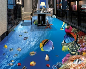 beibehang 3d wallpaper Custom high-end fashion wallpaper personalized fish underwater world stereo bathroom 3d flooring tapety
beibehang 3d wallpaper Custom high-end fashion wallpaper personalized fish underwater world stereo bathroom 3d flooring tapety