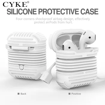 CYKE Wireless Earphone Handsfree Case Anti-lost Wireless Earphone Case for AirPod Phones Cover
CYKE Wireless Earphone Handsfree Case Anti-lost Wireless Earphone Case for AirPod Phones Cover