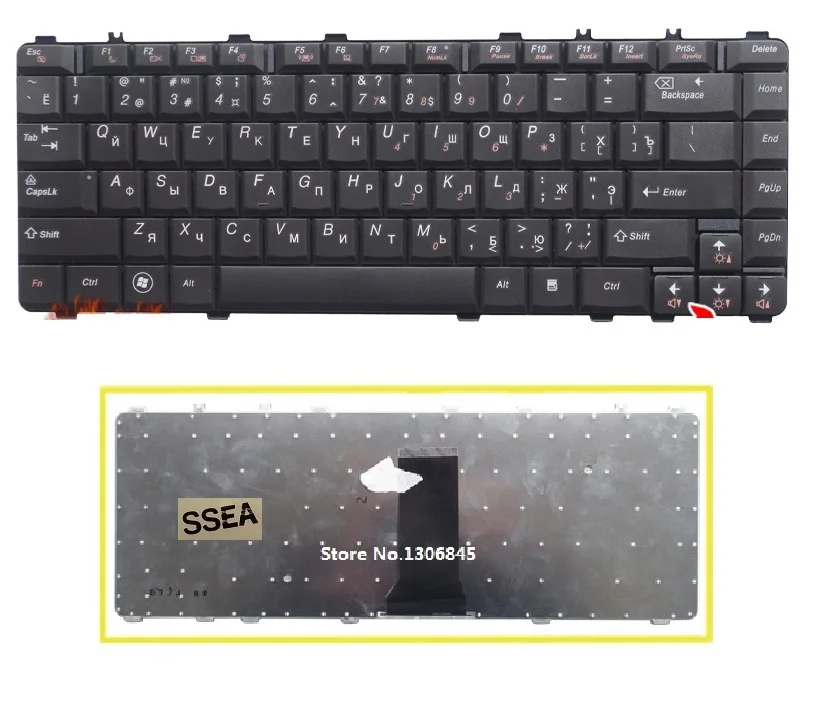 SSEA New Russian RU Keyboard For LENOVO Y450 Y450A Y450G B460 Y460 Y560 Y550 Y550A laptop black keyboard
SSEA New Russian RU Keyboard For LENOVO Y450 Y450A Y450G B460 Y460 Y560 Y550 Y550A laptop black keyboard