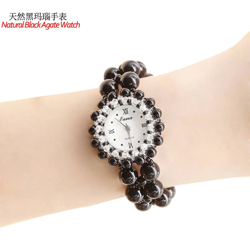 2020 Style Source Natural Black Agate Bracelet Watches The New Women's Wholesale Jewelry Wrist Performance Goods
2020 Style Source Natural Black Agate Bracelet Watches The New Women's Wholesale Jewelry Wrist Performance Goods