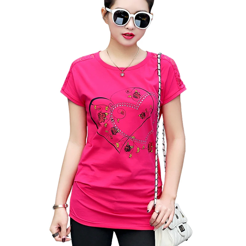 Woman Spring Plus Size Short Sleeve Print O-neck T-shirts Female Summer Oversized Hedging Loose Cotton Tops Lady Autumn Slim Tee
Woman Spring Plus Size Short Sleeve Print O-neck T-shirts Female Summer Oversized Hedging Loose Cotton Tops Lady Autumn Slim Tee