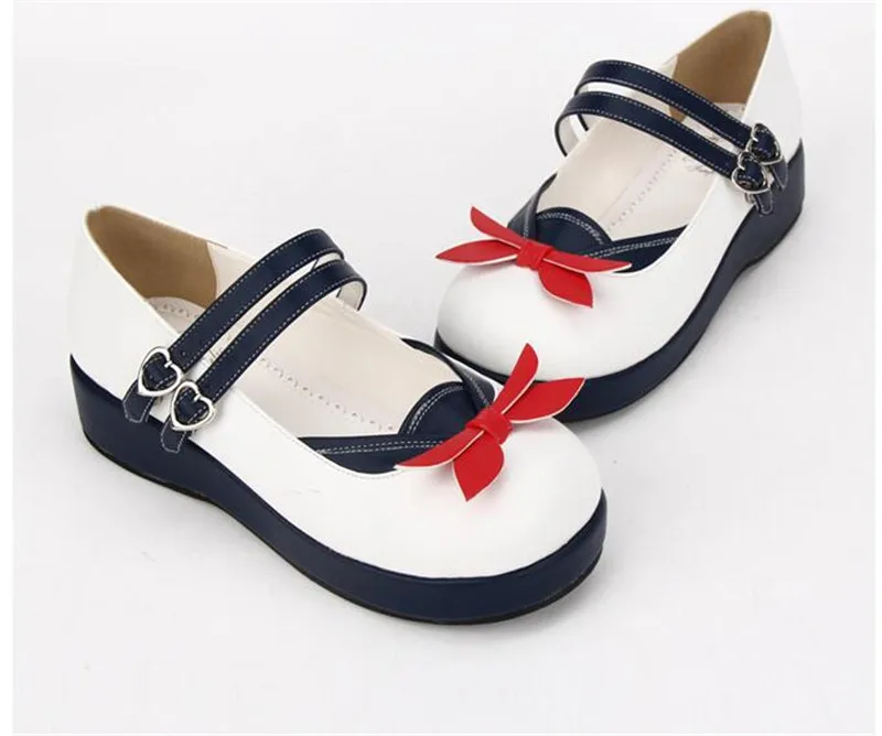 Japanese Lolita Student Shoes Princess Cute Low Heel White Bow Tie Cos Cosplay Woman Navy Student Shoes 
Japanese Lolita Student Shoes Princess Cute Low Heel White Bow Tie Cos Cosplay Woman Navy Student Shoes