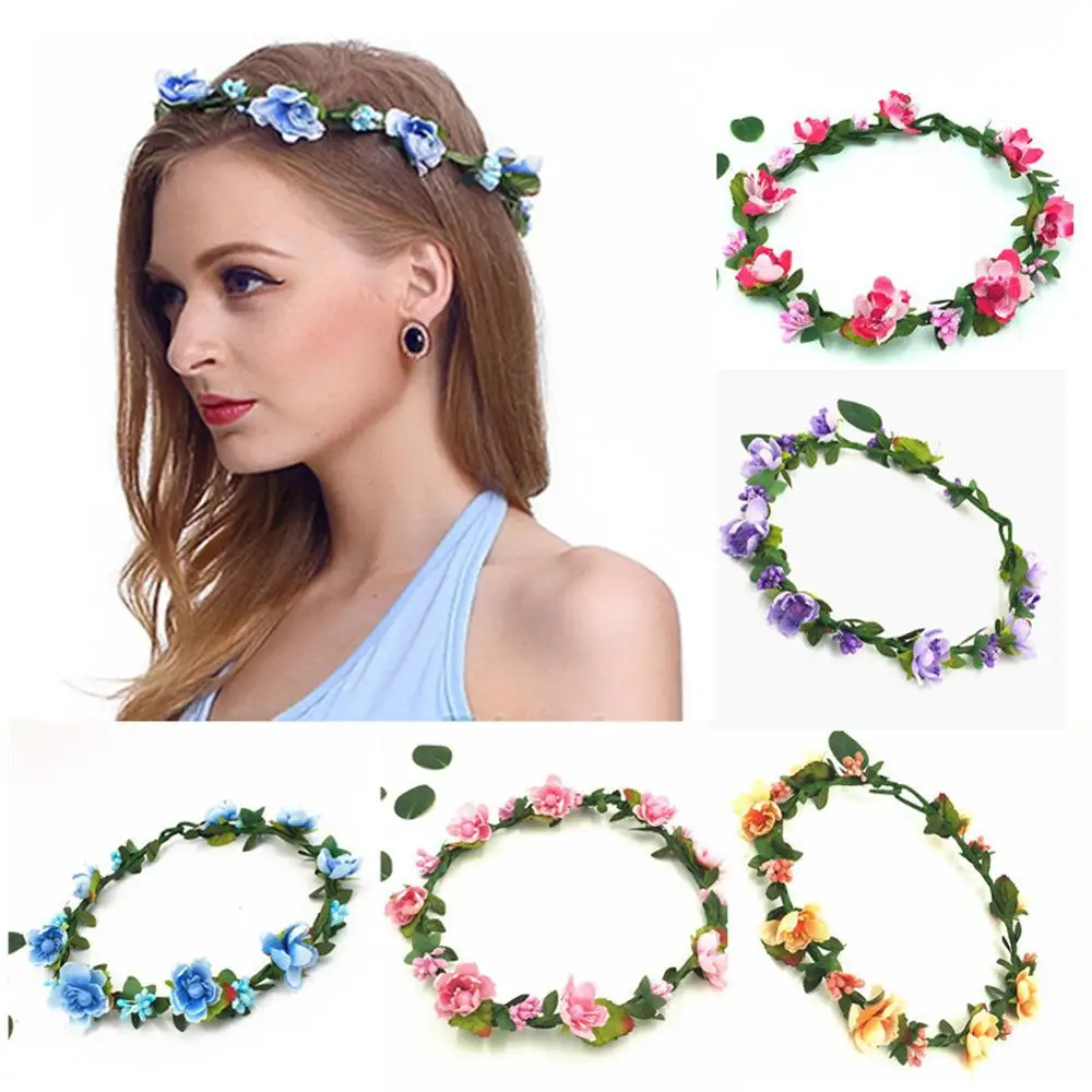 Women Bride Flowers Wedding Accessories Female Crown Wedding Floral Headband Garland Ribbon Bow Girl Flowers Bridal Headwear
Women Bride Flowers Wedding Accessories Female Crown Wedding Floral Headband Garland Ribbon Bow Girl Flowers Bridal Headwear
