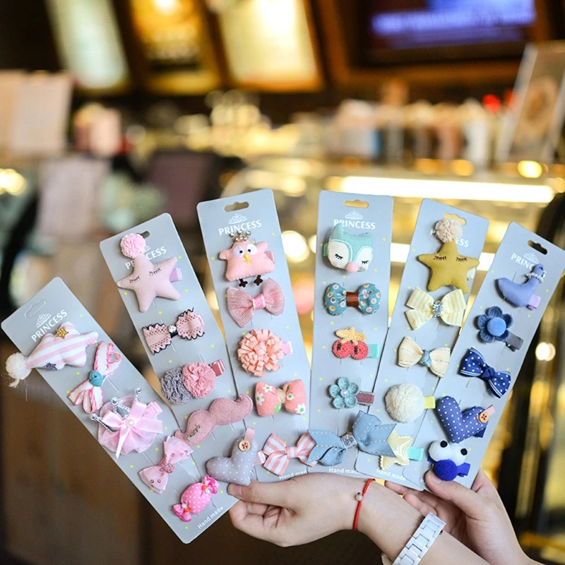 Fashion New Hot 5 Pcs/Set Kid Baby Girls Lovely Hair Clip Princess Hairpin Cartoon Barrettes Soft Headwear Accessories
Fashion New Hot 5 Pcs/Set Kid Baby Girls Lovely Hair Clip Princess Hairpin Cartoon Barrettes Soft Headwear Accessories