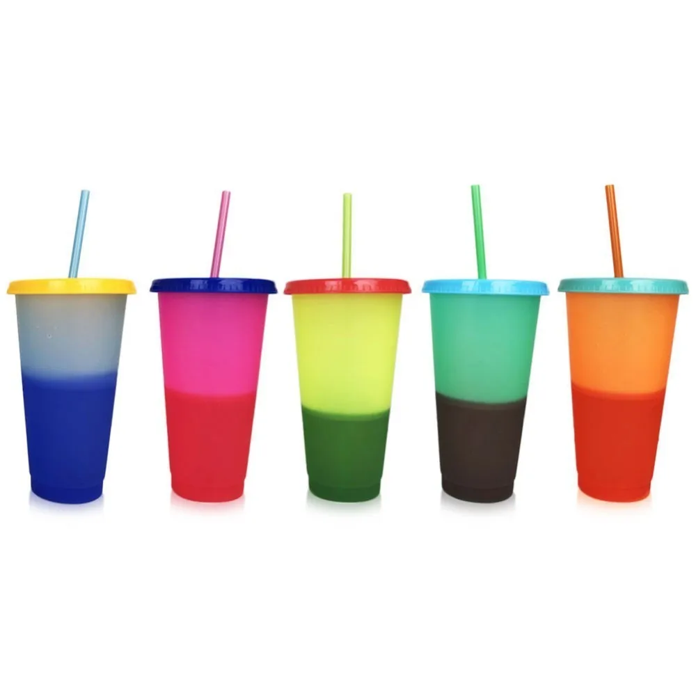700ml Magic Plastic Iced Tumbler Ice Cold Drink Coffee Juice Tea Travel Cup Bottle Mug With Straw Color Change Cup
700ml Magic Plastic Iced Tumbler Ice Cold Drink Coffee Juice Tea Travel Cup Bottle Mug With Straw Color Change Cup