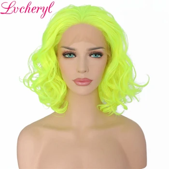 Lvcheryl Hand Tied Yellow Short Curly High Density Heat Resistant Fiber Cosplay Hair Synthetic Lace Front Wigs for Make up
Lvcheryl Hand Tied Yellow Short Curly High Density Heat Resistant Fiber Cosplay Hair Synthetic Lace Front Wigs for Make up