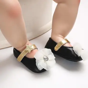 Newborn Baby Crib Shoes Soft Bottom Anti-slip Shoes Footwear Princess Bowknot Flower Rhinestone Infant Girl Prewalker Shoes
Newborn Baby Crib Shoes Soft Bottom Anti-slip Shoes Footwear Princess Bowknot Flower Rhinestone Infant Girl Prewalker Shoes