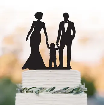Family Wedding Cake topper with child, bride and groom wedding cake topper with little boy, funny wedding cake topper with kid,
Family Wedding Cake topper with child, bride and groom wedding cake topper with little boy, funny wedding cake topper with kid,