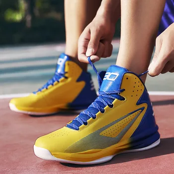 Men's High Top Coushioned Sneakers Outdoor Athletic Shoes Breathable PU Leather Sport Shoes Lace Up Running Shoes
Men's High Top Coushioned Sneakers Outdoor Athletic Shoes Breathable PU Leather Sport Shoes Lace Up Running Shoes