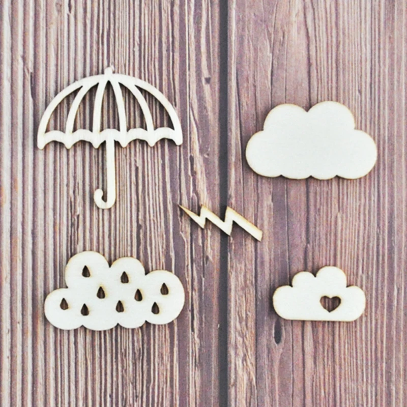 Happymems Wood Shapes Cloud Thunder 120pcs 5 styles mixed Scrapbooking Embellishments DIY Craft Wooden Shape Home Decorations
Happymems Wood Shapes Cloud Thunder 120pcs 5 styles mixed Scrapbooking Embellishments DIY Craft Wooden Shape Home Decorations