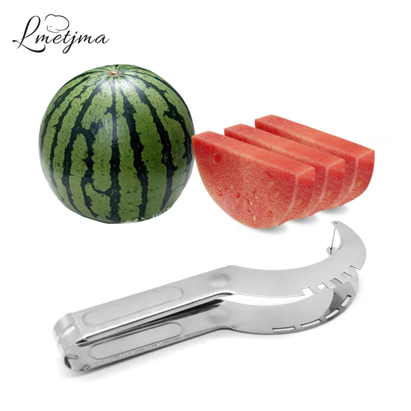 LMETJMA Stainless Steel Watermelon Slicer Cutter Knife Watermelon Cutter Slicer Kitchen Melon Slicer Fruit Tools KC0327-6
LMETJMA Stainless Steel Watermelon Slicer Cutter Knife Watermelon Cutter Slicer Kitchen Melon Slicer Fruit Tools KC0327-6