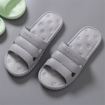 Summer new bathroom slippers slippery couples home thick-soled bath thick men and women slippers
Summer new bathroom slippers slippery couples home thick-soled bath thick men and women slippers