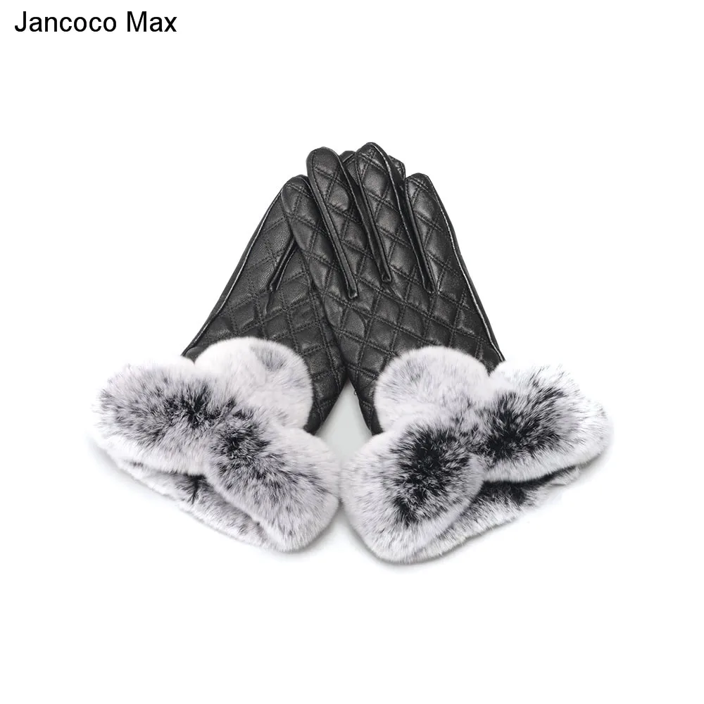 Jancoco Max 2019 Ladies Touch Screen Gloves Winter Women's Genuine Sheepskin Leather Real Rex Rabbit Fur Warm Fashion S2038
Jancoco Max 2019 Ladies Touch Screen Gloves Winter Women's Genuine Sheepskin Leather Real Rex Rabbit Fur Warm Fashion S2038