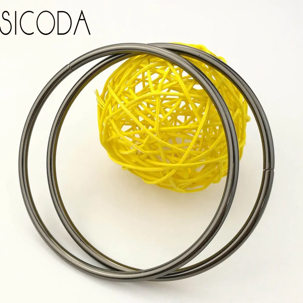 SICODA 2pcs 9/10cm Diy sewing handbag ring gunmetal handbags hardware accessories metal ringround handle
SICODA 2pcs 9/10cm Diy sewing handbag ring gunmetal handbags hardware accessories metal ringround handle