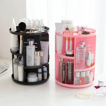 360-degree Rotating Plastic Cosmetic Organizer For Makeup Storage Racks DIY Adjustable Multi-Function Dressing Rack Brush Holder
360-degree Rotating Plastic Cosmetic Organizer For Makeup Storage Racks DIY Adjustable Multi-Function Dressing Rack Brush Holder
