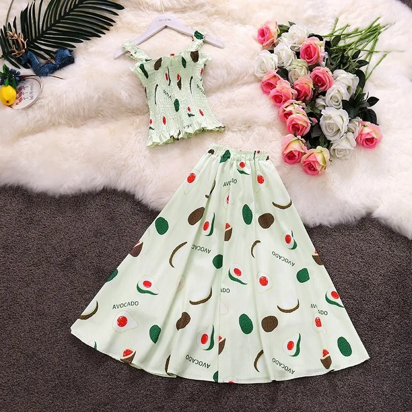 TAOVK Summer Female Geometric Print Strap Sleeveless Short Top + High Waist Skirt Suit
TAOVK Summer Female Geometric Print Strap Sleeveless Short Top + High Waist Skirt Suit