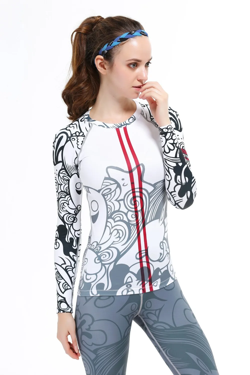 ladies yoga clothing Elasticity fitness shirt women yoga tops quick dry sport t-shirt running Long-sleeved tops sublimation
ladies yoga clothing Elasticity fitness shirt women yoga tops quick dry sport t-shirt running Long-sleeved tops sublimation