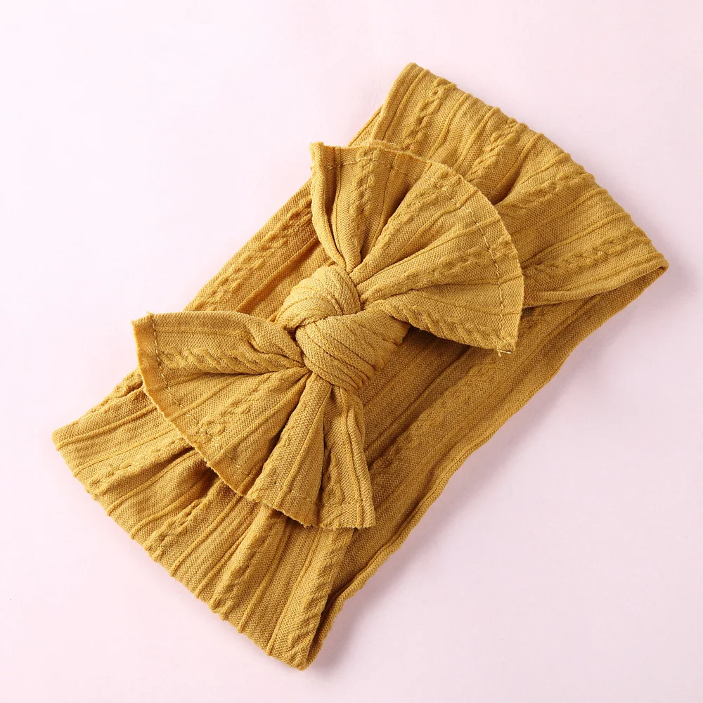 Knot Bow Nylon Headbands, Cable knit nylon head wraps, Pompom Trim Wide Nylon Turban Headband Baby Girls Hair Accessories
Knot Bow Nylon Headbands, Cable knit nylon head wraps, Pompom Trim Wide Nylon Turban Headband Baby Girls Hair Accessories
