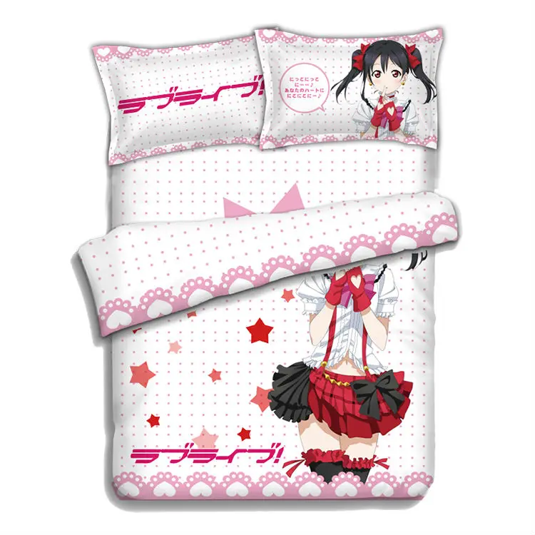 

Hobby Express Nico Yazawa - Love Live Japanese Anime Bed Blanket or Duvet Cover with Two Pillow Cases ADP-CP151211