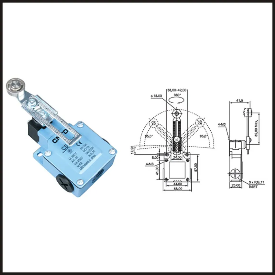 Switch travel limit switch Electrical Safety Key Interlock switch Compact Prewired Limit micro switch CSA-031
Switch travel limit switch Electrical Safety Key Interlock switch Compact Prewired Limit micro switch CSA-031