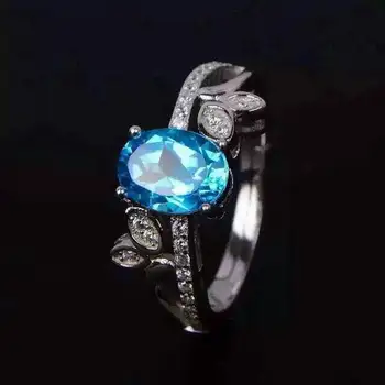 Natural blue topaz gem Natural gemstone ring S925 sterling silver trendy Elegant branches Flowers women party gift fine Jewelry
Natural blue topaz gem Natural gemstone ring S925 sterling silver trendy Elegant branches Flowers women party gift fine Jewelry