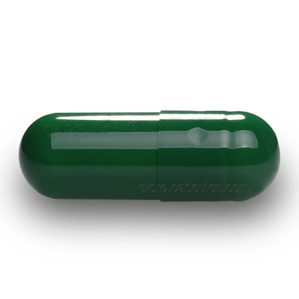 (2000pcs/pack) Size 00 Clear Dark Green Colored Gelatin Capsule Empty Capsule, Joined Capsule
(2000pcs/pack) Size 00 Clear Dark Green Colored Gelatin Capsule Empty Capsule, Joined Capsule
